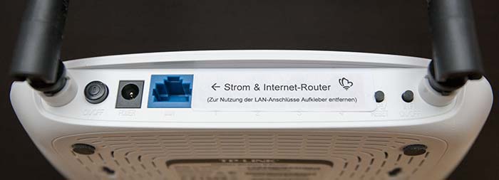 sorglosinternet sorglosbox Aufkleber LAN-Steckplätze