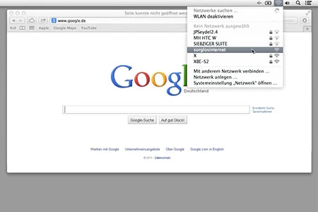 Mit dem sorglosbox WLAN verbinden - Endgerät